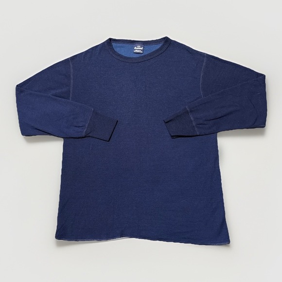 Duofold Other - Duofold Shirt Mens Large Navy Blue Thermal Wool Blend Made in‎ USA Long Sleeve